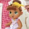Baby Alive Dolls - Bubbly Tea Party - Sophia Sparkle Brown Hair Baby - 5X00