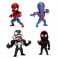 Metalfigs Figures - Marvel - W02 - Spider-Man - 2.5" Figure 4-Pack
