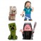 Metalfigs Figures - A Minecraft Movie - 2.5" Figure 4-Pack