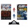 Page Punchers 3" Scale Figure w/ Comic - G.I. Joe - W01 - Cobra Commander And Crimson Guard 2-Pack