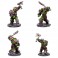 World Of Warcraft Figures - 1/12 Scale Orc Warrior & Orc Shaman (Common) Posed Figure