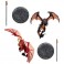 World Of Warcraft Figures - 1/12 Scale Red Highland Drake & Black Proto-Drake Posed Figure 2-Pack