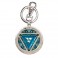 Keychains - Marvel - Pewter Iron Man ARC Reactor (Glow in The Dark) - Colored