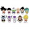 3D Plush Collectible Bag Clips - Dragon Ball Z - 24pc Blind Bag Display