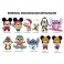 3D Foam Collectible Bag Clips - Disney - S55 - Disney Sports - 24pc Blind Bag Display