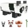Minecraft Playsets - Mob Head Minis - Panda Playhouse