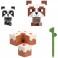Minecraft Playsets - Mob Head Minis - Panda Playhouse