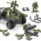Mega Building Sets - Halo - Fleetcom Warthog