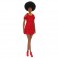 Barbie Fashionistas Dolls - #221 Babie (Natural Black Hair / Red Dress & Accessories) (65th Anniversary)