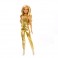 Barbie Fashionistas Dolls - #222 Barbie Petite (Blonde Wavy Hair / Golden Jumpsuit) (65th Anniversary)