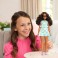 Barbie Fashionistas Dolls - #240 Barbie (Green Gingham Dress And Sunglasses / Wavy Dark Brown Hair)