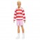 Barbie Fashionistas Dolls - #241 Ken (Red Striped Top And Pink Shorts With White Sneakers / Blonde)