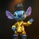 Lilo & Stitch 7" Scale Figures - Ultimate Gold Suit Elvis Stitch