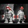 TMNT 7" Scale Figures - Mirage Comics - Black And White First Turtles 2-Pack