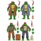 TMNT 7" Scale Figures - Mirage Comics - Gangster Turtles 4-Pack