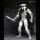TMNT 7" Scale Figures - Mirage Comics - Foot Elite Assassin (Black & White) (City At War)