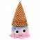 Yummy World Plush - Walter Waffle Cone Ice Cream Medium Plush