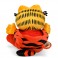 Window Clinger Plush - Garfield - 8" Garfield Year Of The Tiger (Red Edition)