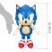 Sonic The Hedgehog Plush - 16" Sonic Premium Pleather Plush