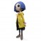 Coraline Plush - 5' Life-Size Coraline w/ Button Eyes