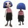 Coraline Plush - 5' Life-Size Coraline w/ Button Eyes
