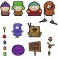 Pins & Buttons - South Park - 20pc Deluxe Enamel Pins Display