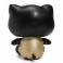 Hello Kitty Plush - 13" Black & Gold Pleather Premium Plush