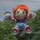 Window Clinger Plush - Child's Play 2 - 6" Chucky