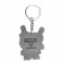 Keychains - Dunny 20th Anniversary - Solid Metal Dunny Keychain (Silverchrome) By Tristan Eaton