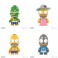 The Simpsons Figures - 24pc / 3" Many Faces Of Homer Blind Box Display