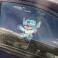 Window Clinger Plush - Disney - Lilo & Stitch - Elvis White Jumpsuit Stitch