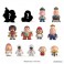 Family Guy Figures - 24pc / 3" Freakin' Sweet Vinyl Mini Figures Blind Box Display
