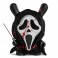 Dunny Vinyl Art Figures - 8" Ghost Face Glow-In-The-Dark (Bloody Edition)