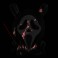 Dunny Vinyl Art Figures - 8" Ghost Face Glow-In-The-Dark (Bloody Edition)