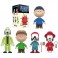 ReAction Figures - Peanuts - W04 - 12pc Blind Box Display (Retro)