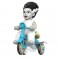 Super Cycles Figures - Universal Monsters - Bride Of Frankenstein (White w/ Blue Trike)