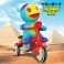Super Cycles Figures - Super7 - Mummy Boy (Blue w/ Red Trike)