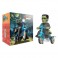Super Cycles Figures - Universal Monsters - Frankenstein (Black w/ Blue Trike)