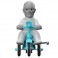 Super Cycles Figures - Universal Monsters - The Mummy (Light Grey w/ Blue Trike)