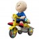 Super Cycles Figures - Peanuts - Charlie Brown (Blue w/ Yellow Trike)