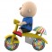 Super Cycles Figures - Peanuts - Charlie Brown (Blue w/ Yellow Trike)