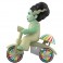 Super Cycles Figures - Universal Monsters - Bride Of Frankenstein (Glow w/ Glow Trike)