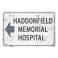 Prop Replicas - Halloween II - Hospital Metal Sign