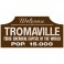 Prop Replicas - The Toxic Avenger - Tromaville Wood Sign
