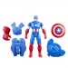 Avengers Figures - Epic Hero Series - 4" Battle Gear Captain America - 5X00