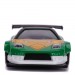 1:32 Scale Diecast - Hollywood Rides - Power Rangers - 2002 Honda NSX (Green Ranger Theme)