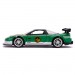 1:32 Scale Diecast - Hollywood Rides - Power Rangers - 2002 Honda NSX (Green Ranger Theme)