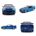 1:32 Scale Diecast - Fast & Furious - Brian's Nissan Skyline GT-R R34 Silver & Blue 2-Pack