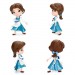 Metalfigs Figures - Disney - 4" Provincial Belle