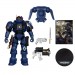 Warhammer 40,000 Figures - S11 - 7" Scale Lieutenant In Phobos Armour (Ultramarines)